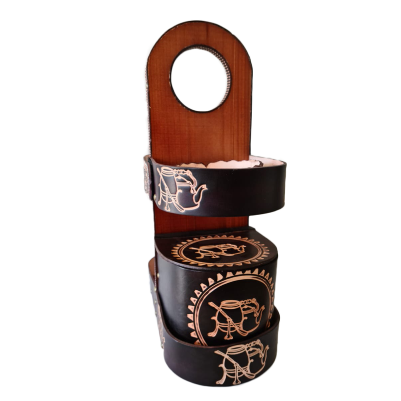 porta chimarrao em couro tradicional 2 l 2
